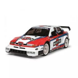 Tamiya 1/10 Alfa Romeo 155 V6 TI Martini met certificaat 4WD (TT-02) bouwdoos