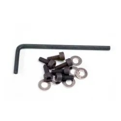 Traxxas backplate-schroeven 3x8 mm met ringen (6 stuks)