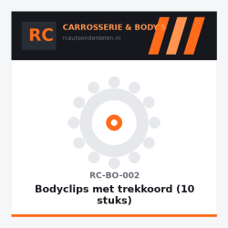 Bodyclips met trekkoord (10 stuks)