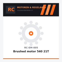 Brushed motor 540 21T